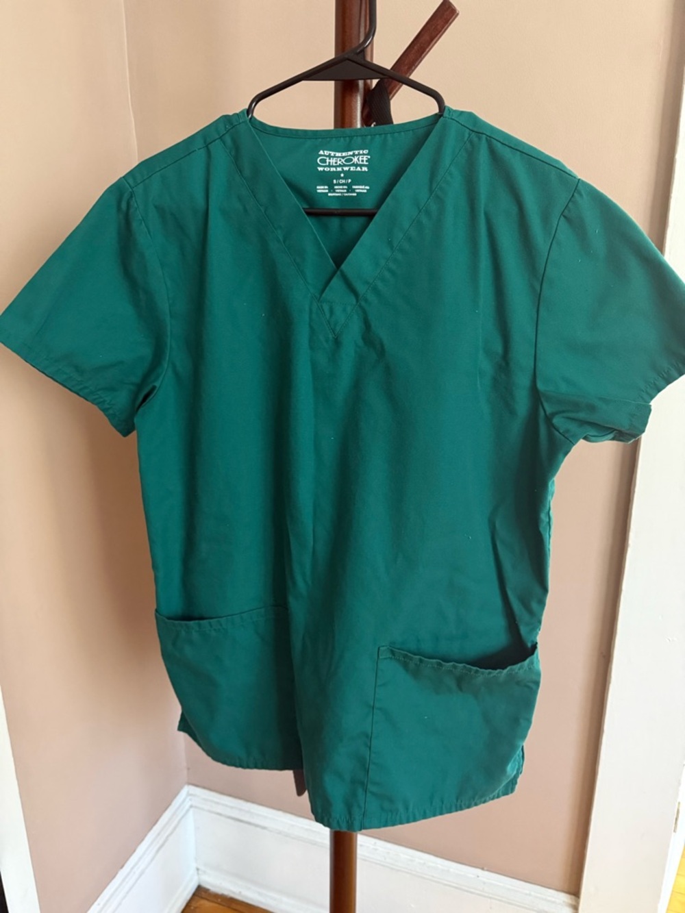 V-Neck Scrub Top Cherokee - Green